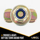 Double Stud L-Track Threaded Fitting | 5,500 lbs. BS