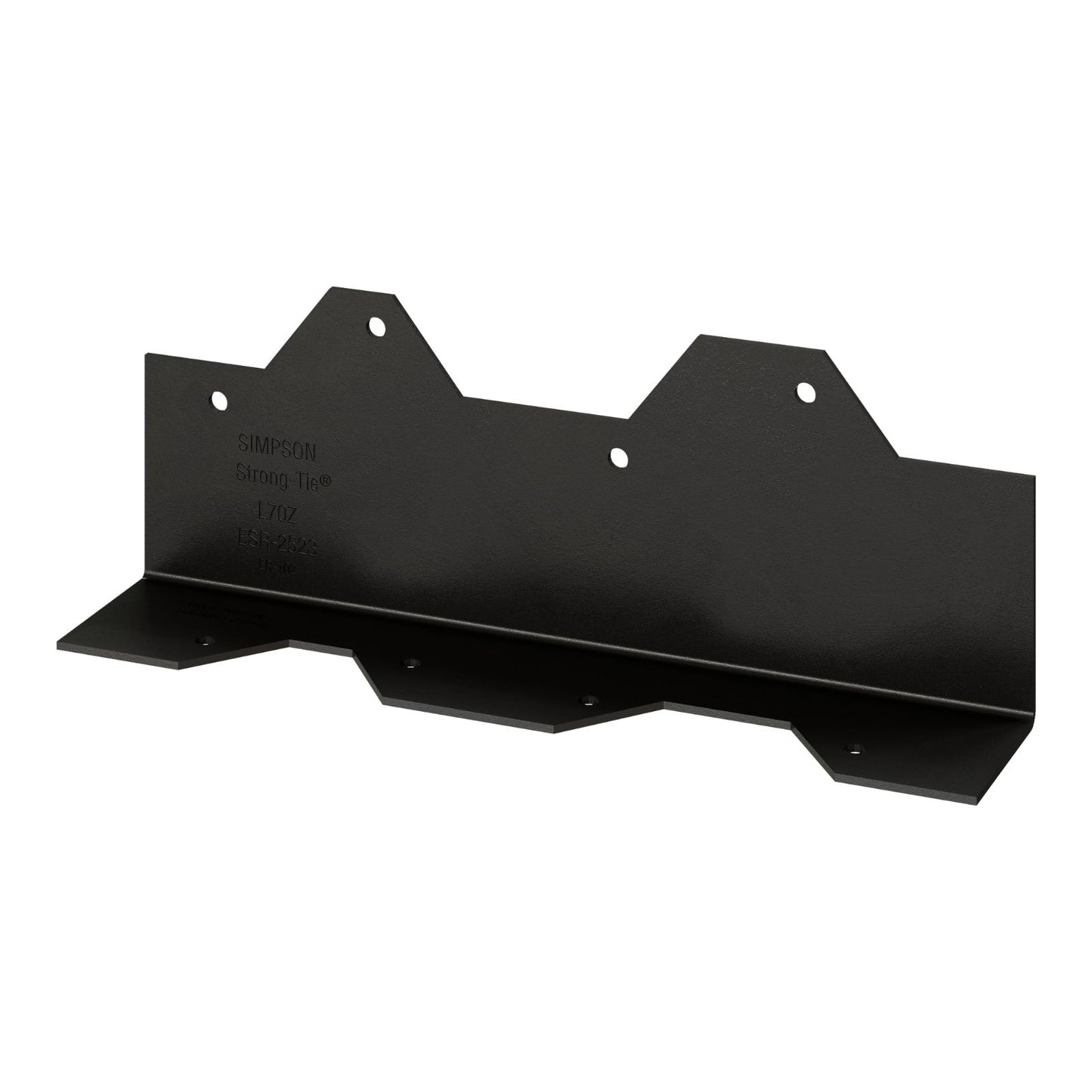 Simpson Strong-Tie L70PC 16 Gauge 7" Reinforcing L Angle - Black Powder Coat, ZMAX