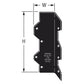 Simpson Strong-Tie L70PC 16 Gauge 7" Reinforcing L Angle - Black Powder Coat, ZMAX Specification