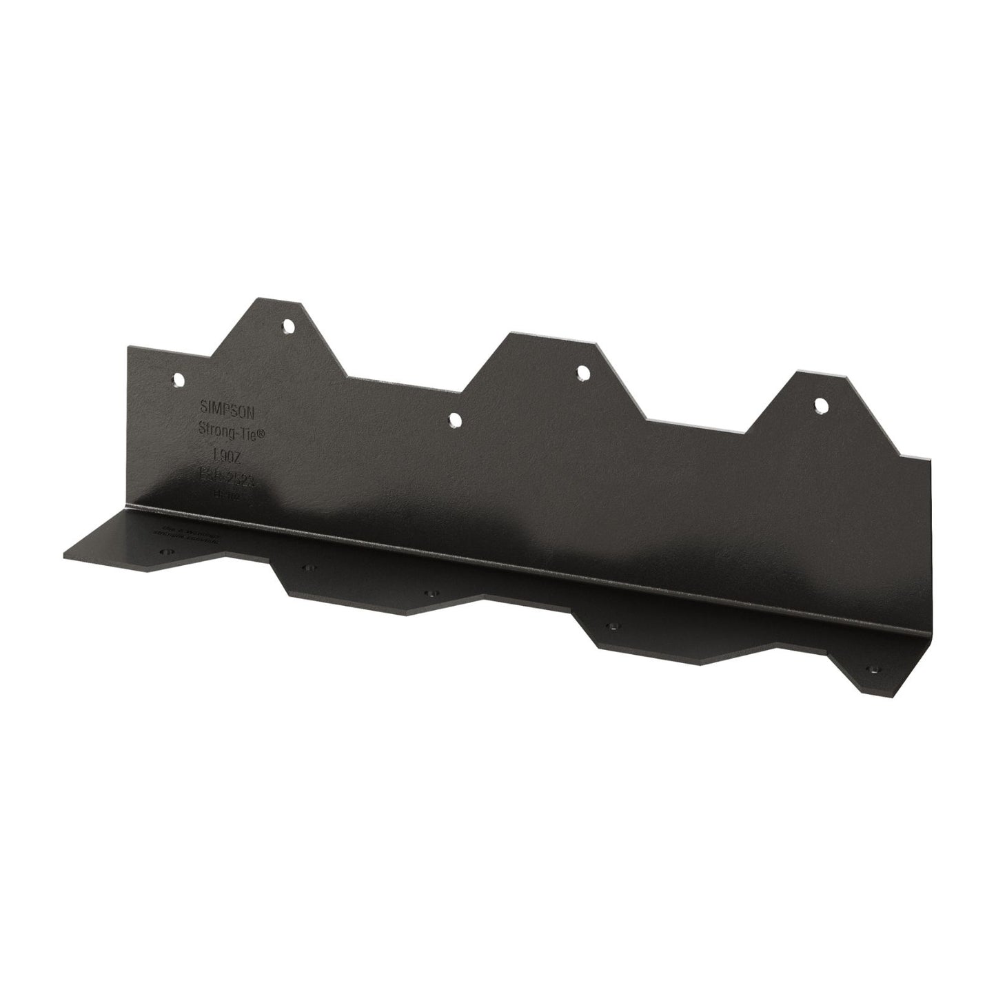 Simpson Strong-Tie L90PC 16 Gauge 9" Reinforcing L Angle - Black Powder Coat, ZMAX