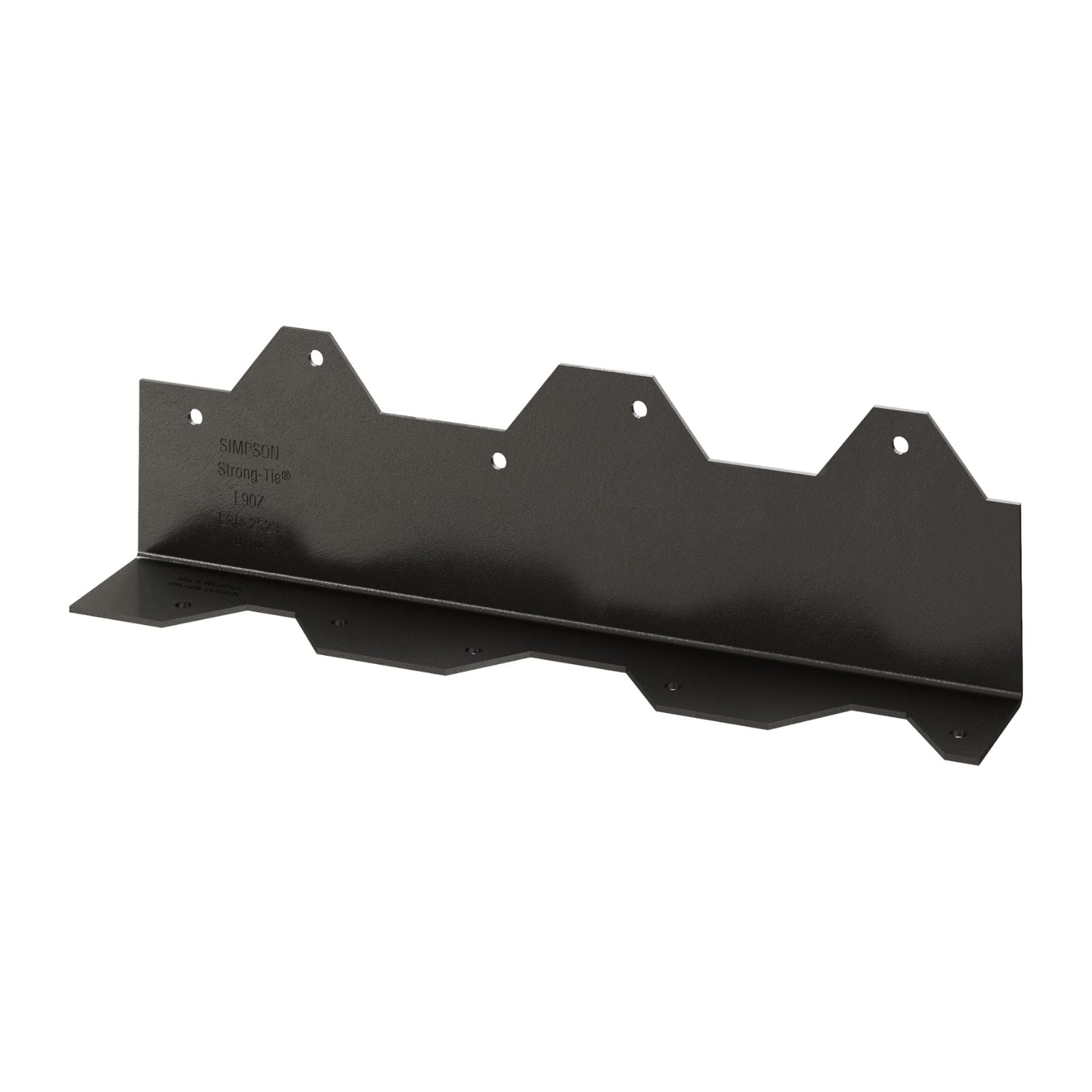 Simpson Strong-Tie L90PC 16 Gauge 9" Reinforcing L Angle - Black Powder Coat, ZMAX