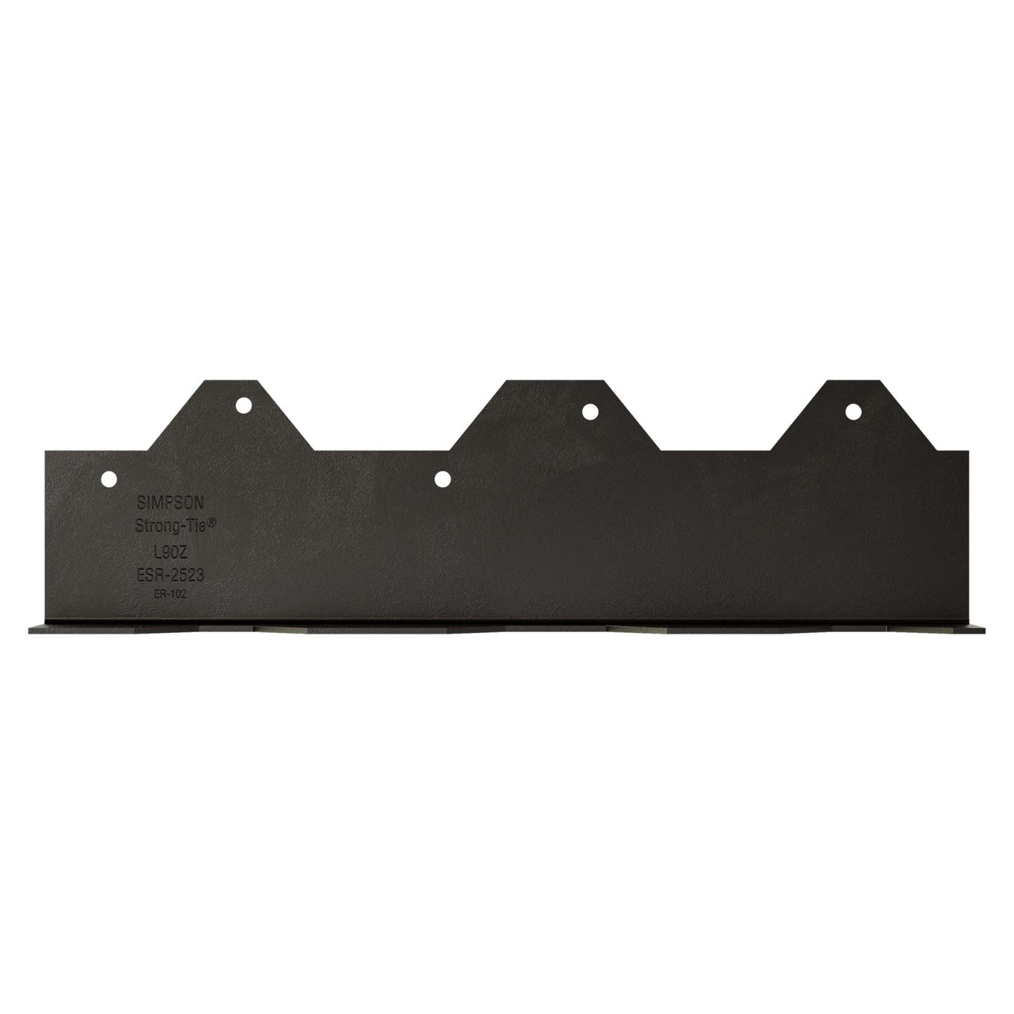 Simpson Strong-Tie L90PC 16 Gauge 9" Reinforcing L Angle - Black Powder Coat, ZMAX