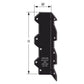 Simpson Strong-Tie L90PC 16 Gauge 9" Reinforcing L Angle - Black Powder Coat, ZMAX Specification 