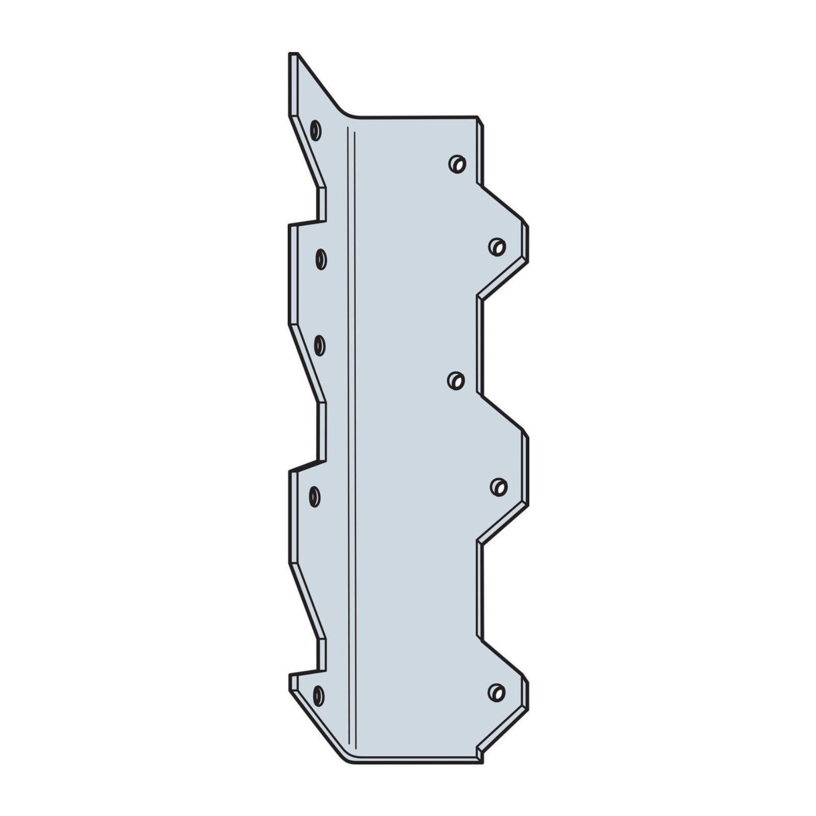 Simpson L90Z 9" Reinforcing Angle - Zmax Finish