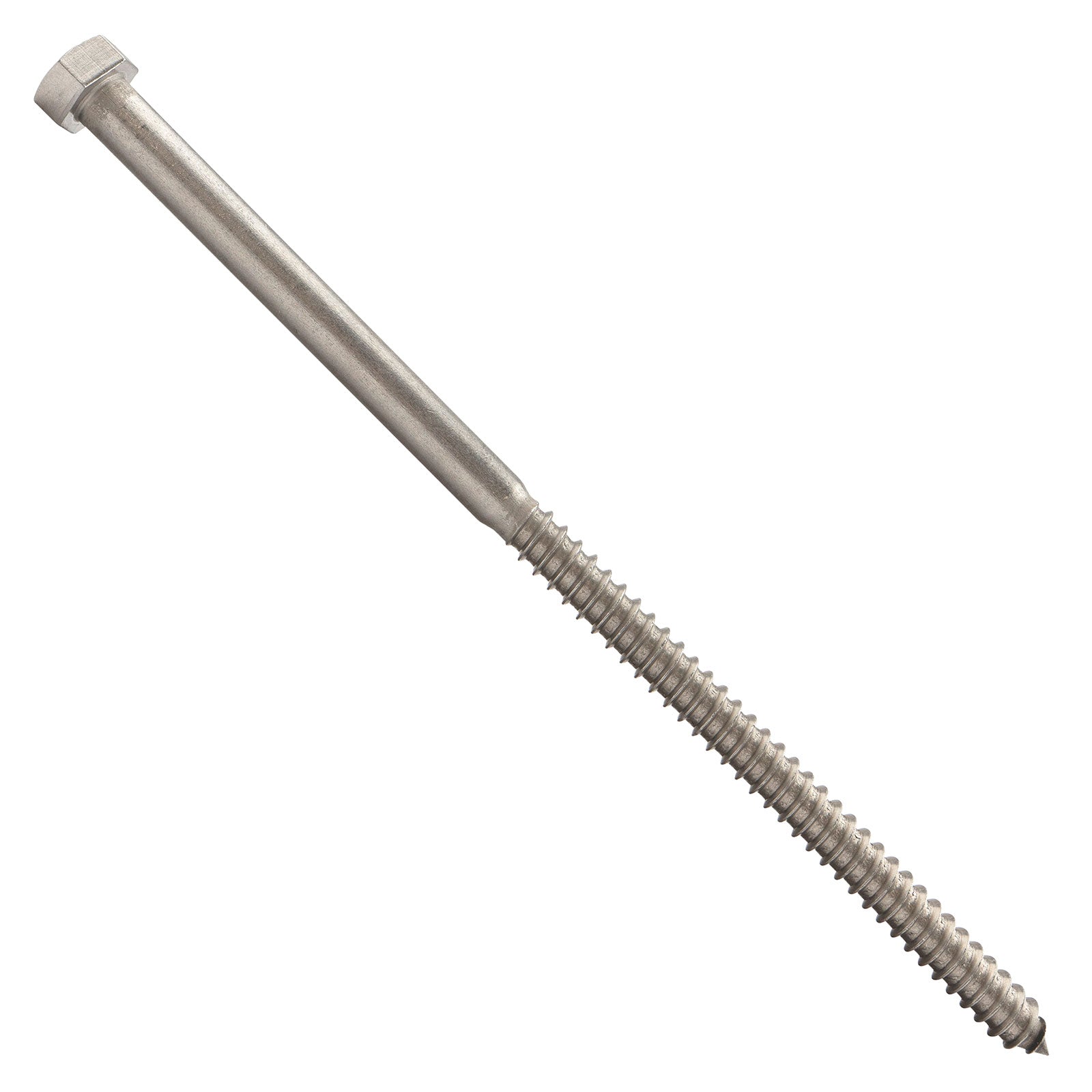 1/2"-6 x 11" Conquest Hex Head Lag Bolt for Wood - 304 Stainless Steel