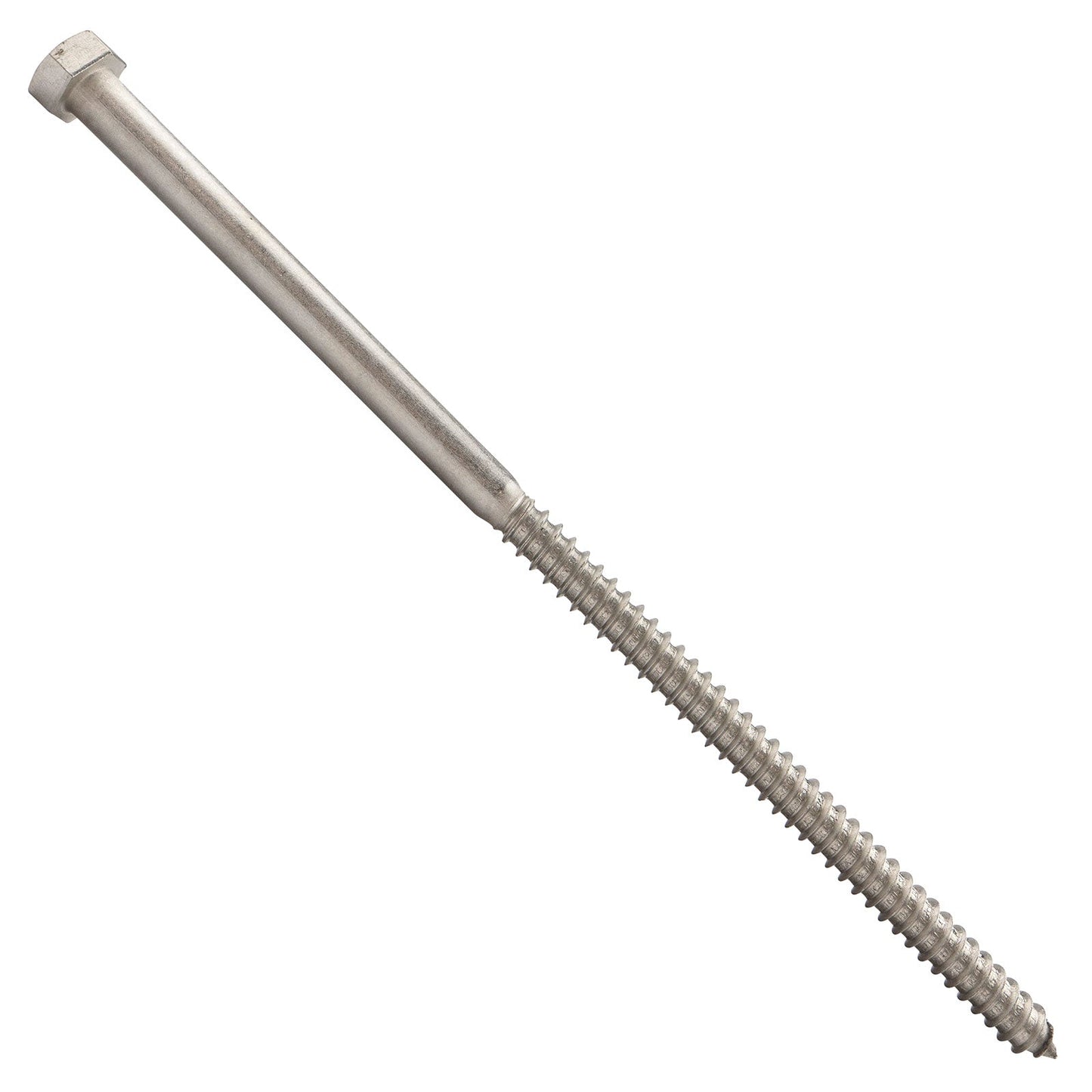 1/2"-6 x 1-3/4" Conquest Hex Head Lag Bolt for Wood - 304 Stainless Steel