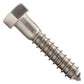 1/2"-6 x 2-1/2" Conquest Hex Head Lag Bolt for Wood - 304 Stainless Steel 