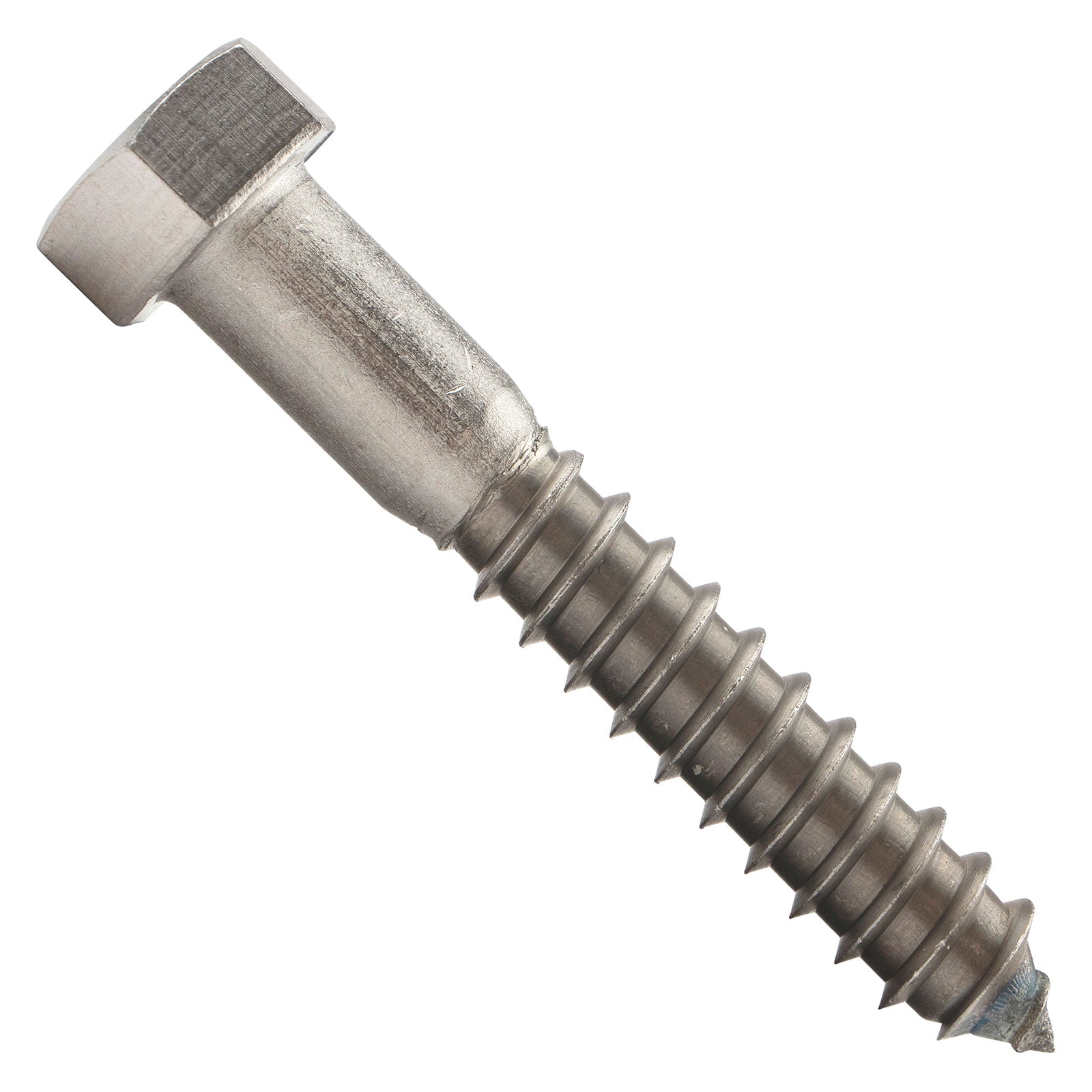 1/2"-6 x 3" Conquest Hex Head Lag Bolt for Wood - 304 Stainless Steel