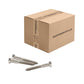 Conquest 1/2" x 3-1/2" Lag Bolt for Wood, Hex Head - 18-8 Stainless Steel, Qty. 150 - Carton