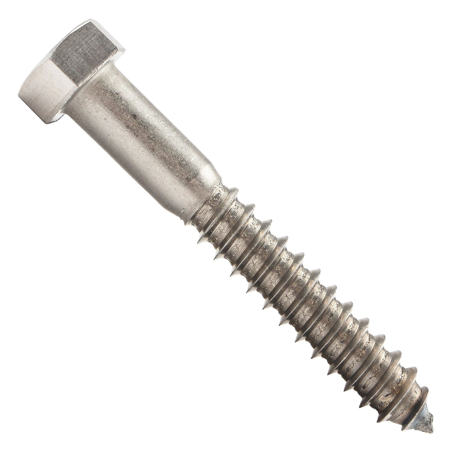 1/2"-6 x 3-1/2" Conquest Hex Head Lag Bolt for Wood - 304 Stainless Steel