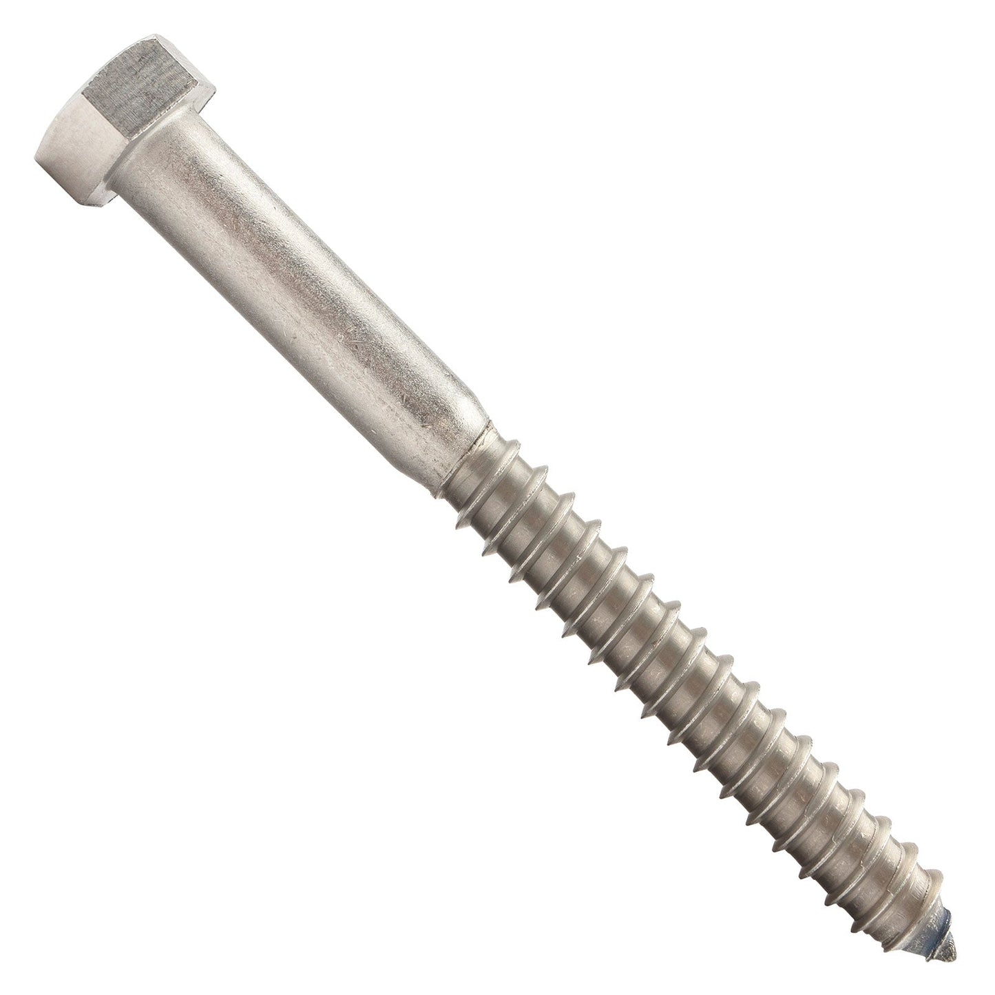 1/2"-6 x 5" Conquest Hex Head Lag Bolt for Wood - 304 Stainless Steel