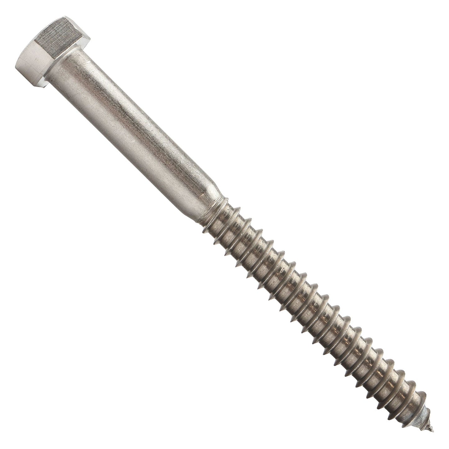1/2"-6 x 5-1/2" Conquest Hex Head Lag Bolt for Wood - 304 Stainless Steel