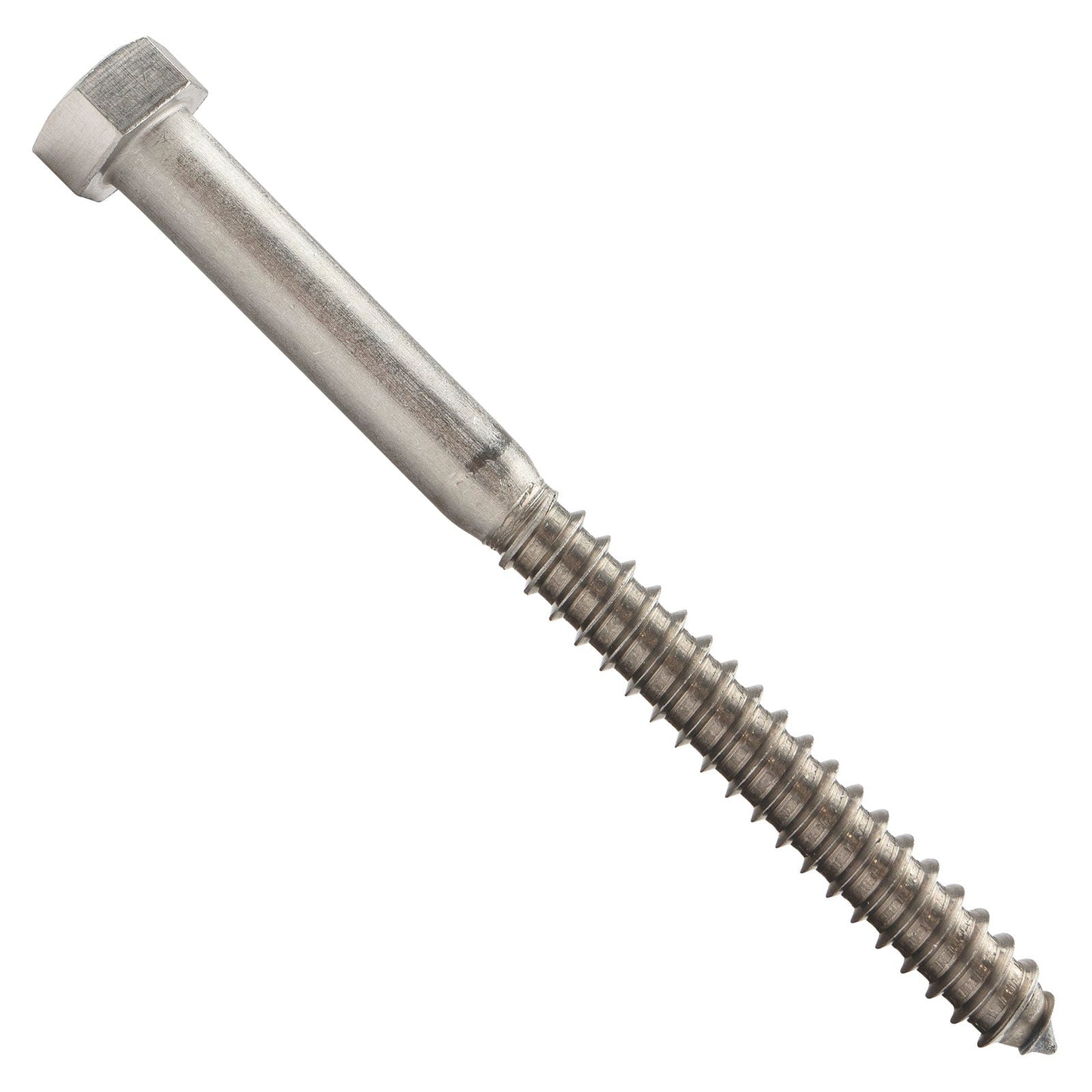 1/2"-6 x 6" Conquest Hex Head Lag Bolt for Wood - 304 Stainless Steel