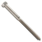 1/2"-6 x 6" Conquest Hex Head Lag Bolt for Wood - 304 Stainless Steel