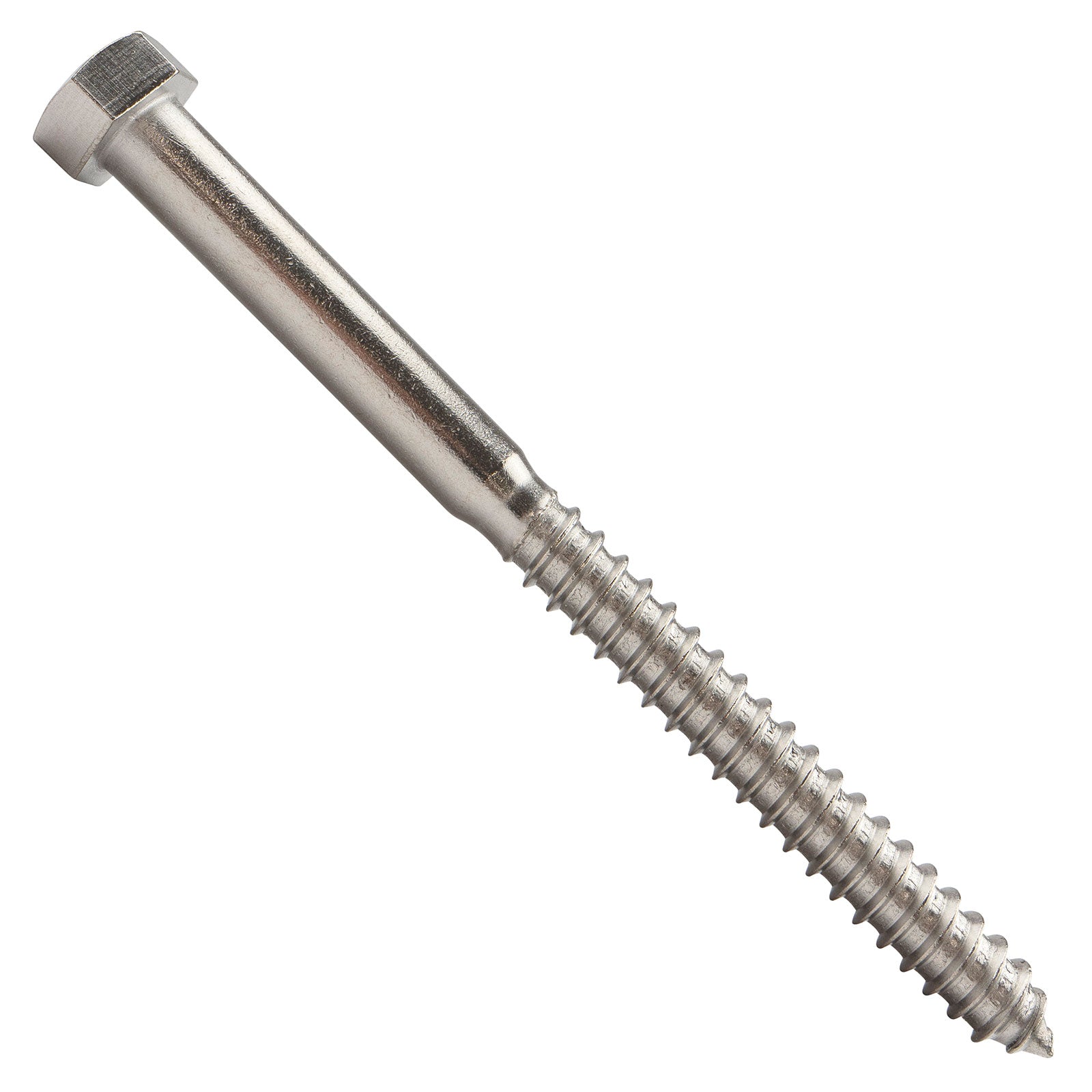 1/2"-6 x 6-1/2" Conquest Hex Head Lag Bolt for Wood - 304 Stainless Steel