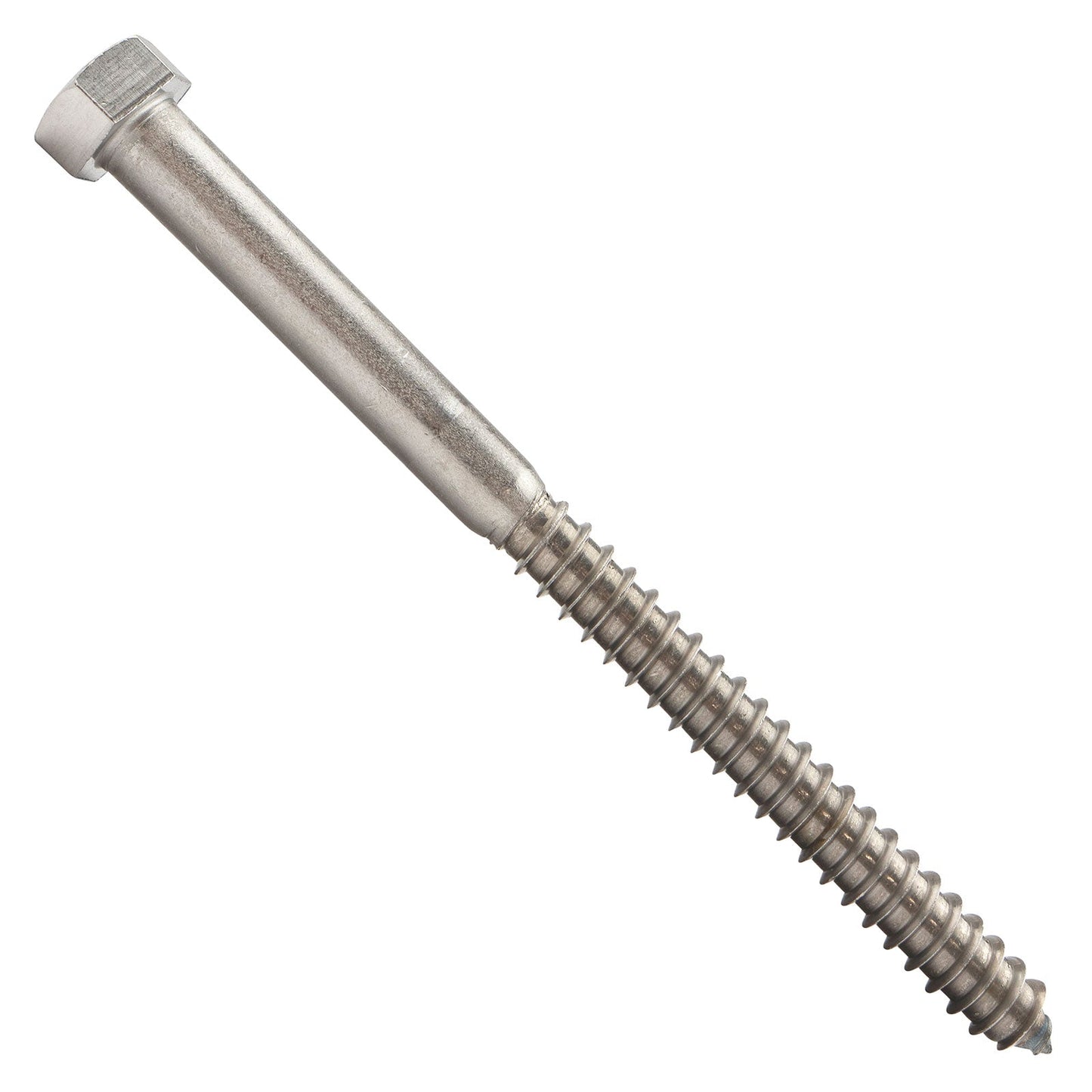 1/2"-6 x 6-1/2" Conquest Hex Head Lag Bolt for Wood - 304 Stainless Steel