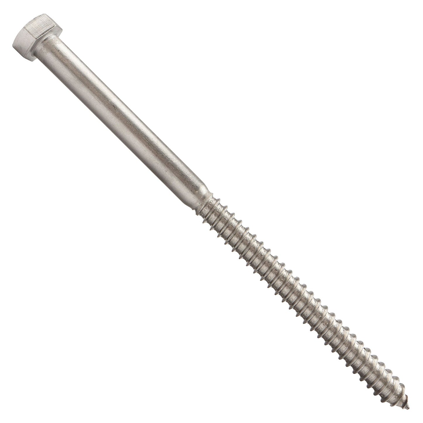 1/2"-6 x 8-1/2" Conquest Hex Head Lag Bolt for Wood - 304 Stainless Steel