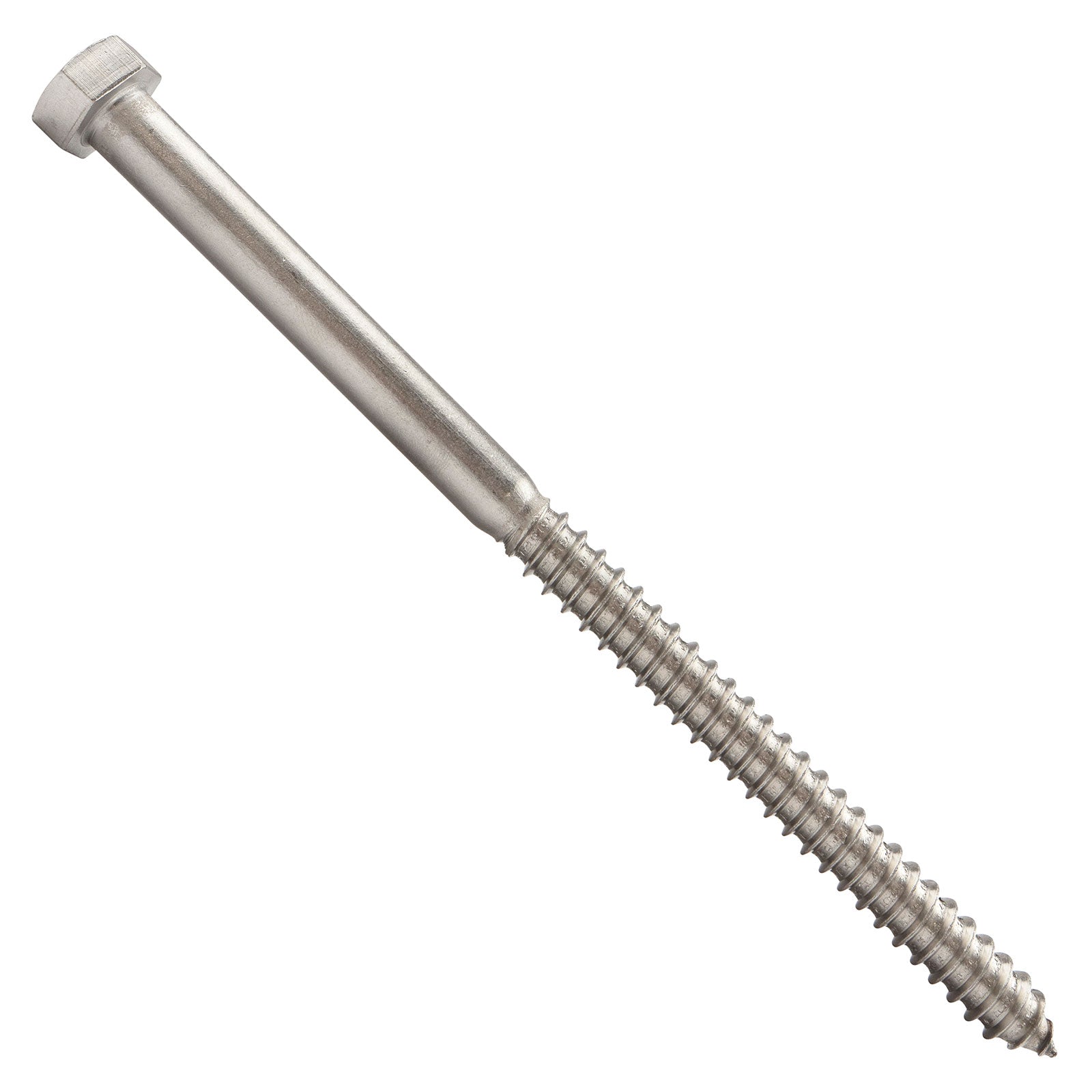 1/2"-6 x 8-1/2" Conquest Hex Head Lag Bolt for Wood - 304 Stainless Steel
