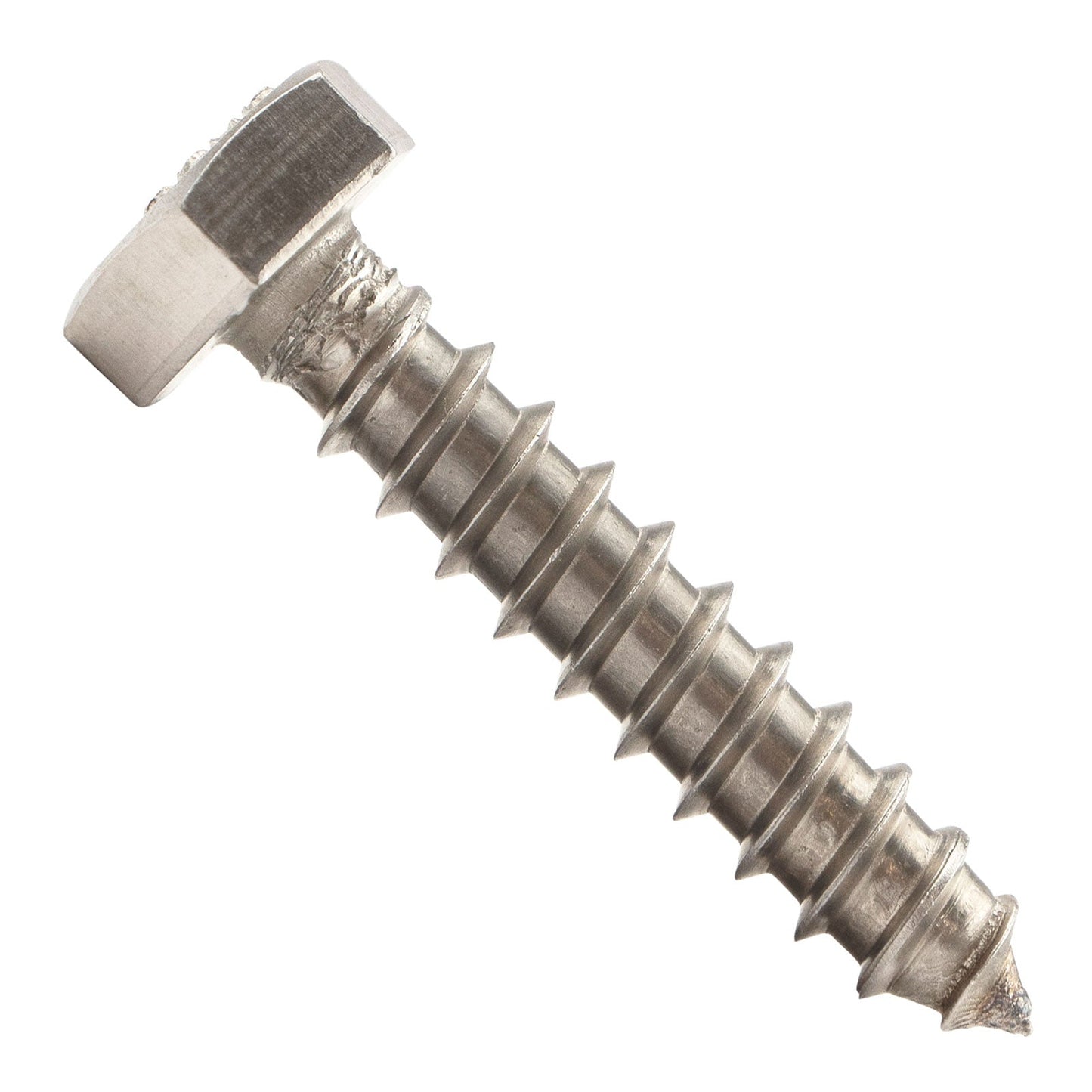 1/4"-10 x 1-1/4" Conquest Hex Head Lag Bolt for Wood - 304 Stainless Steel