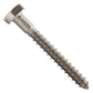 1/4"-10 x 2" Conquest Hex Head Lag Bolt for Wood - 304 Stainless Steel
