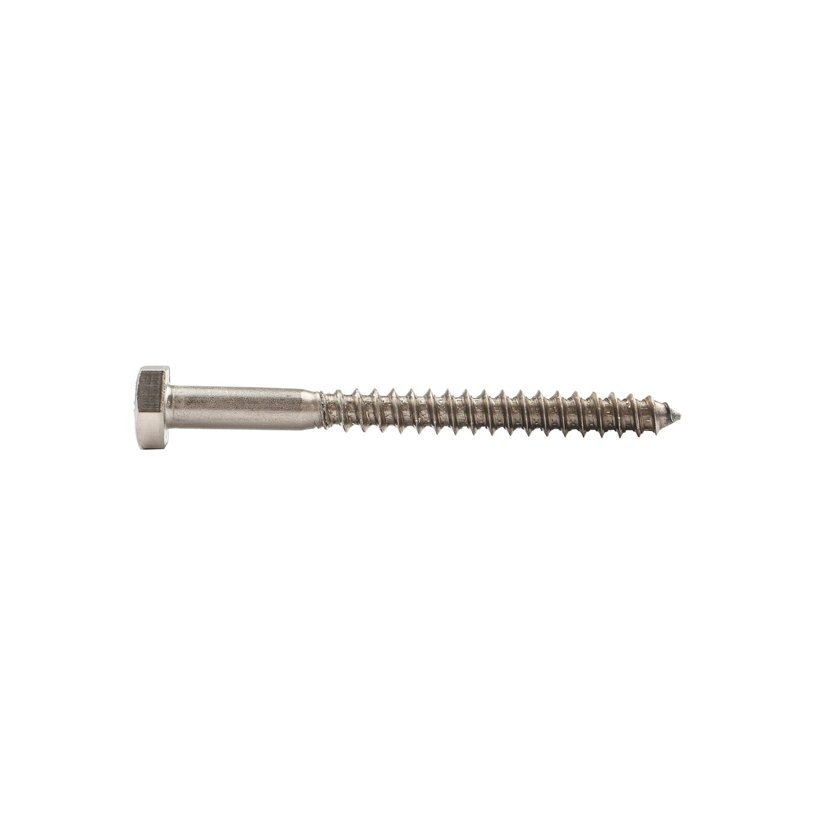 1/4"-10 x 2-3/4" Conquest Hex Head Lag Bolt for Wood - 304 Stainless Steel 