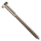 1/4"-10 x 2-3/4" Conquest Hex Head Lag Bolt for Wood - 304 Stainless Steel