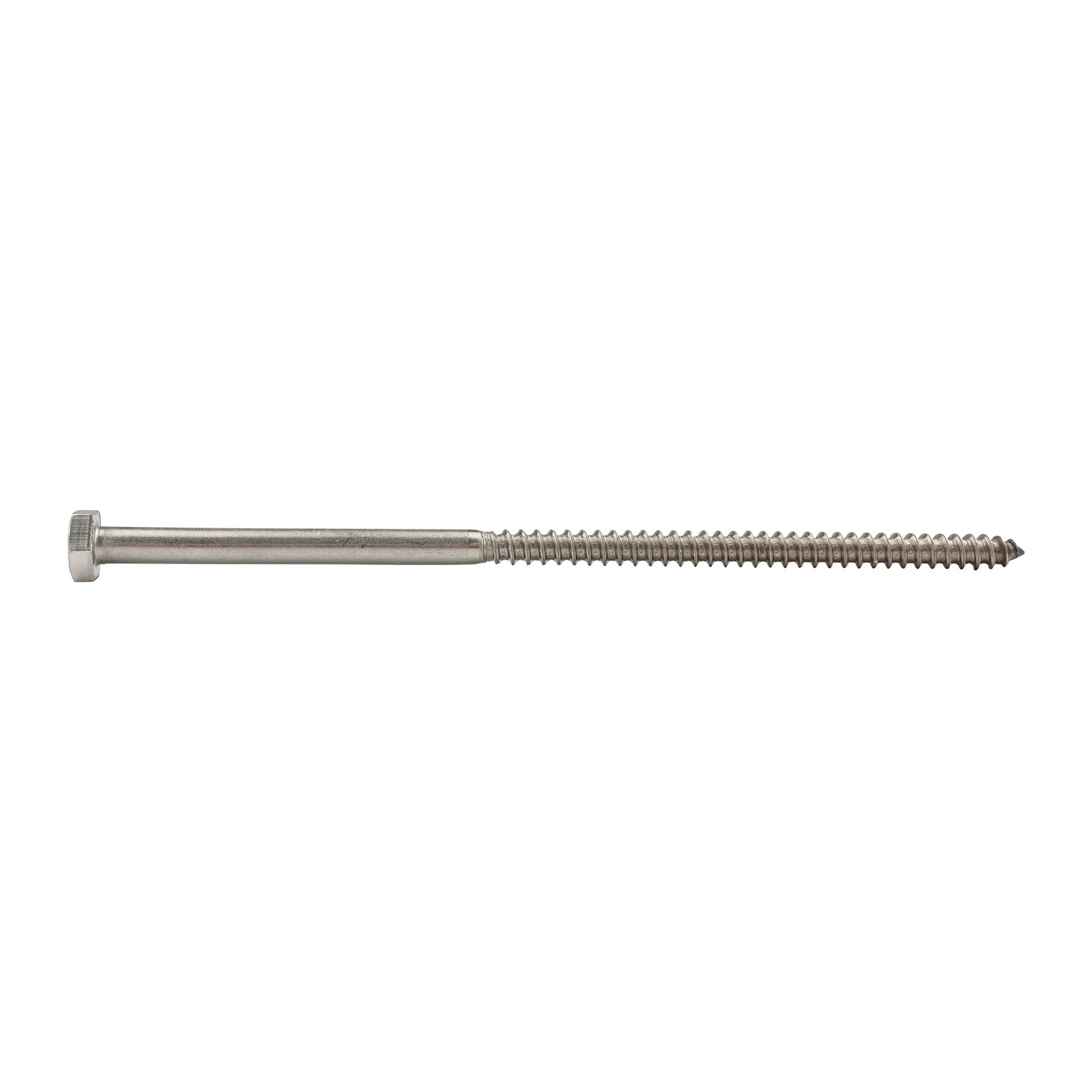 1/4"-10 x 6" Conquest Hex Head Lag Bolt for Wood - 304 Stainless Steel 