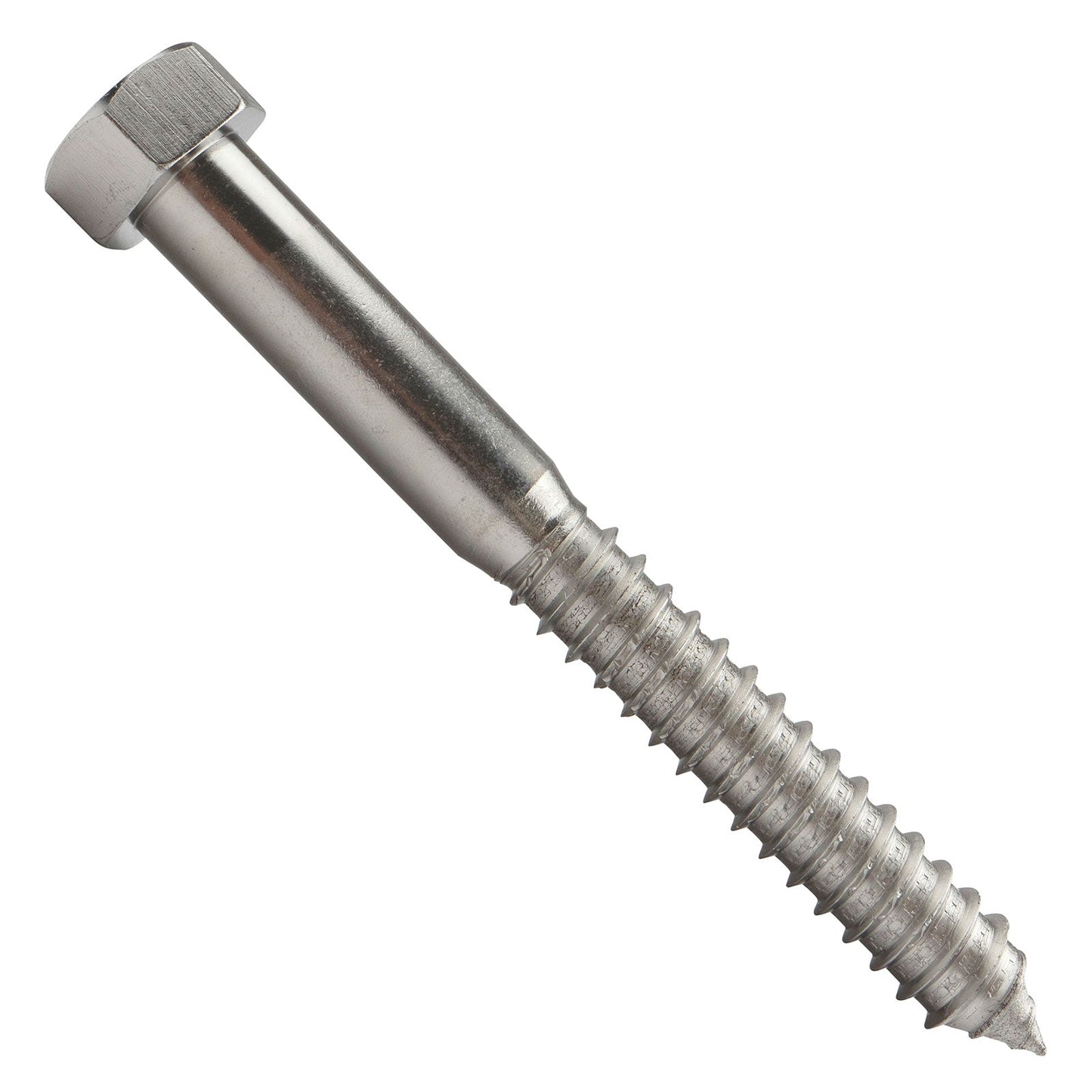 3/4"-4-1/2 x 6 1/2" Conquest Hex Head Lag Bolt for Wood - 304 Stainless Steel
