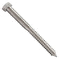 3/4"-4-1/2 x 8" Conquest Hex Head Lag Bolt for Wood - 304 Stainless Steel
