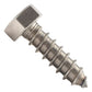3/8"-7 x 1-1/4" Conquest Hex Head Lag Bolt for Wood - 304 Stainless Steel