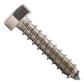 3/8"-7 x 1-3/4" Conquest Hex Head Lag Bolt for Wood - 304 Stainless Steel