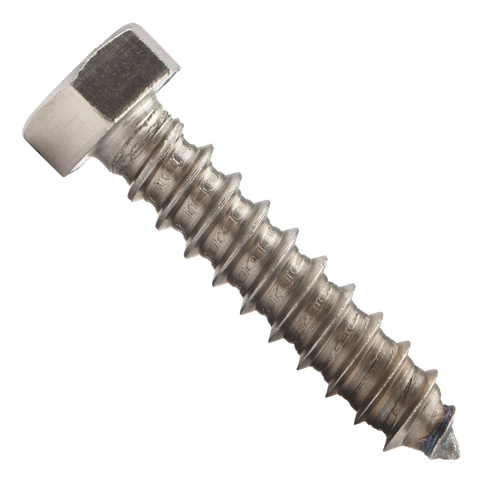 3/8"-7 x 1-3/4" Conquest Hex Head Lag Bolt for Wood - 304 Stainless Steel