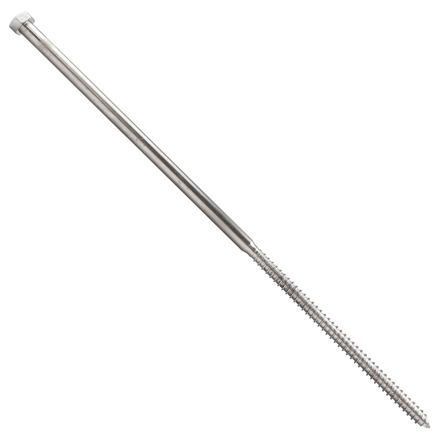 3/8"-7 x 14" Conquest Hex Head Lag Bolt for Wood - 304 Stainless Steel