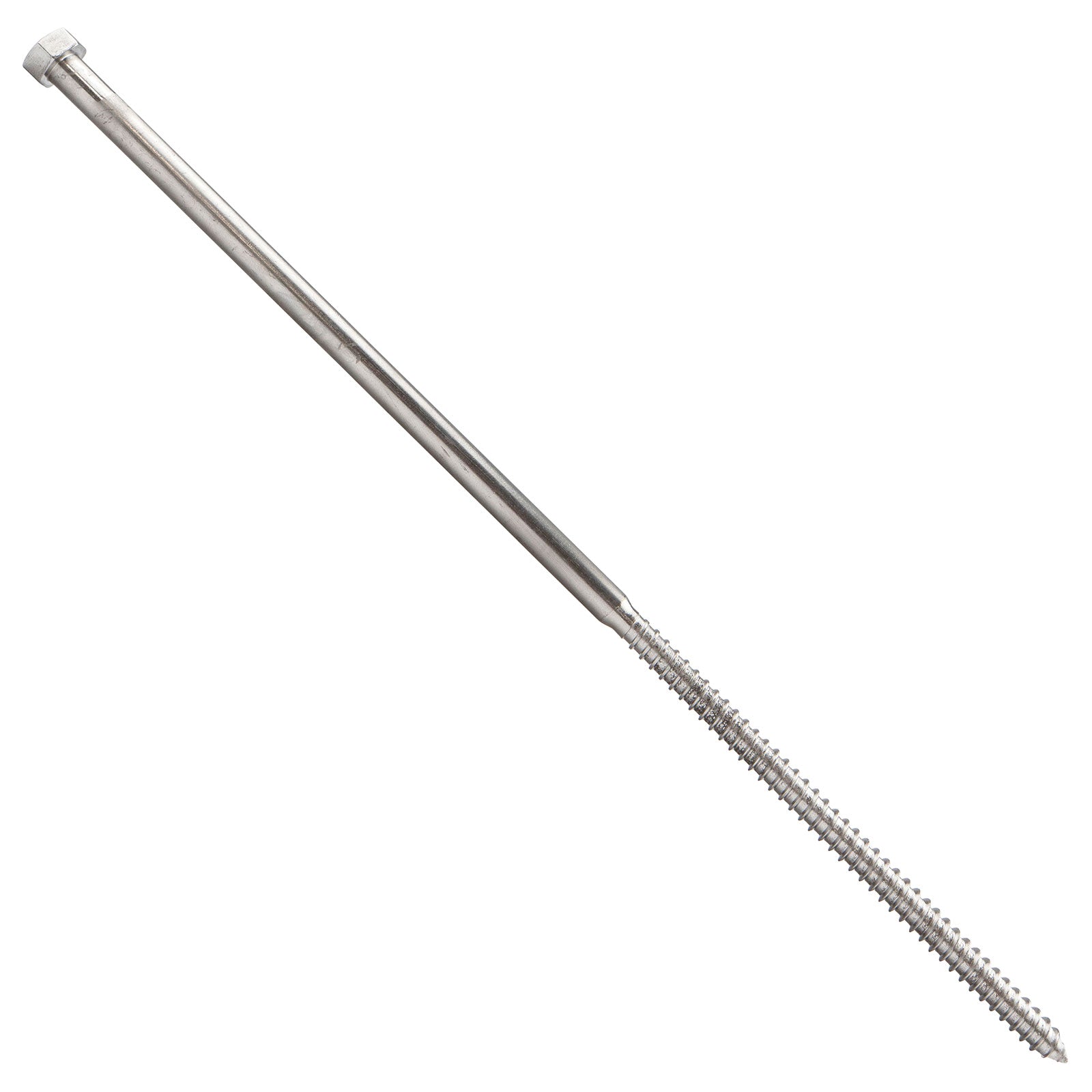 3/8"-7 x 14" Conquest Hex Head Lag Bolt for Wood - 304 Stainless Steel