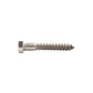 3/8"-7 x 2-1/2" Conquest Hex Head Lag Bolt for Wood - 304 Stainless Steel 