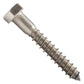 3/8"-7 x 2-1/2" Conquest Hex Head Lag Bolt for Wood - 304 Stainless Steel