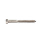 3/8"-7 x 3-1/2" Conquest Hex Head Lag Bolt for Wood - 304 Stainless Steel 