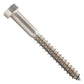 3/8"-7 x 3-1/2" Conquest Hex Head Lag Bolt for Wood - 304 Stainless Steel