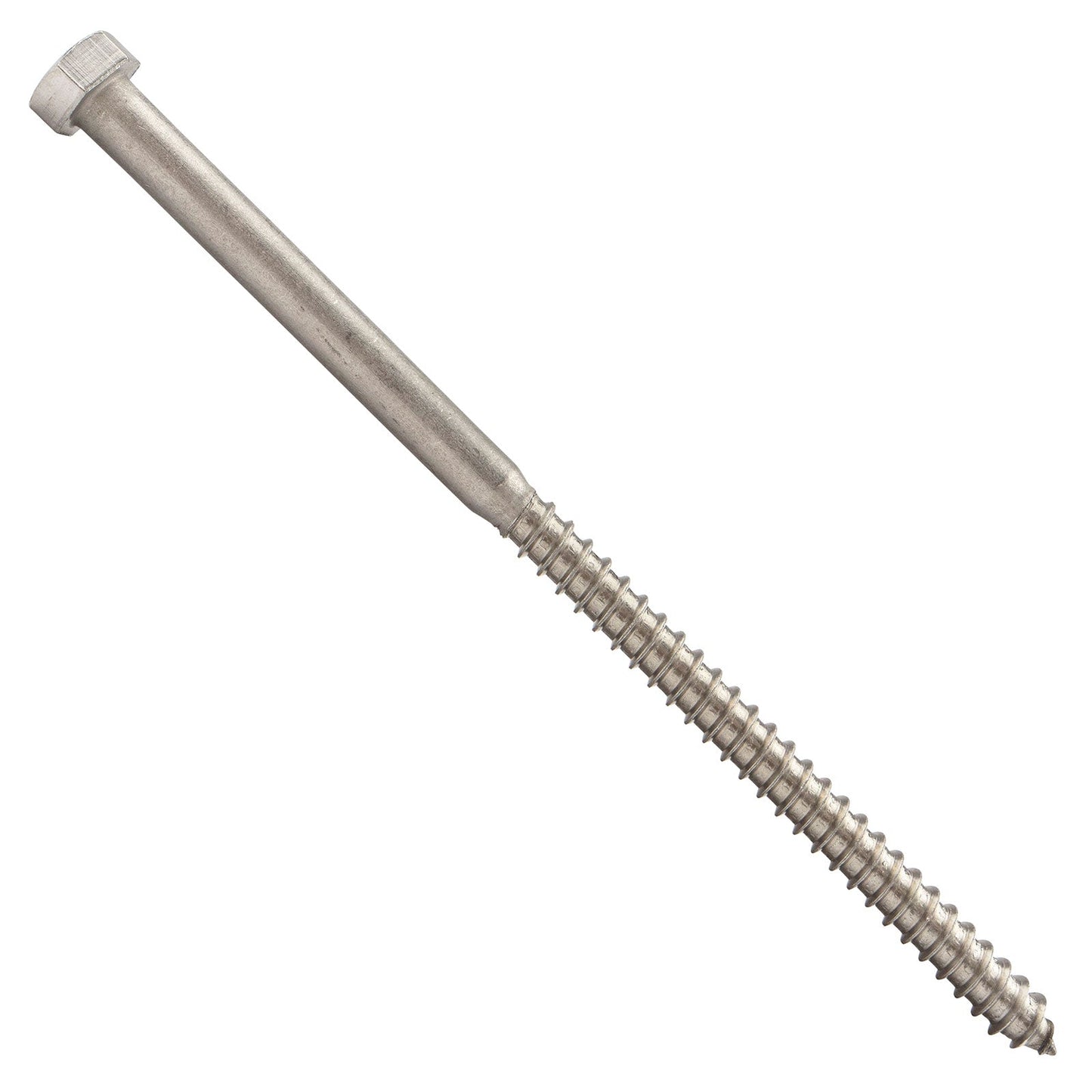 3/8"-7 x 7-1/2" Conquest Hex Head Lag Bolt for Wood - 304 Stainless Steel