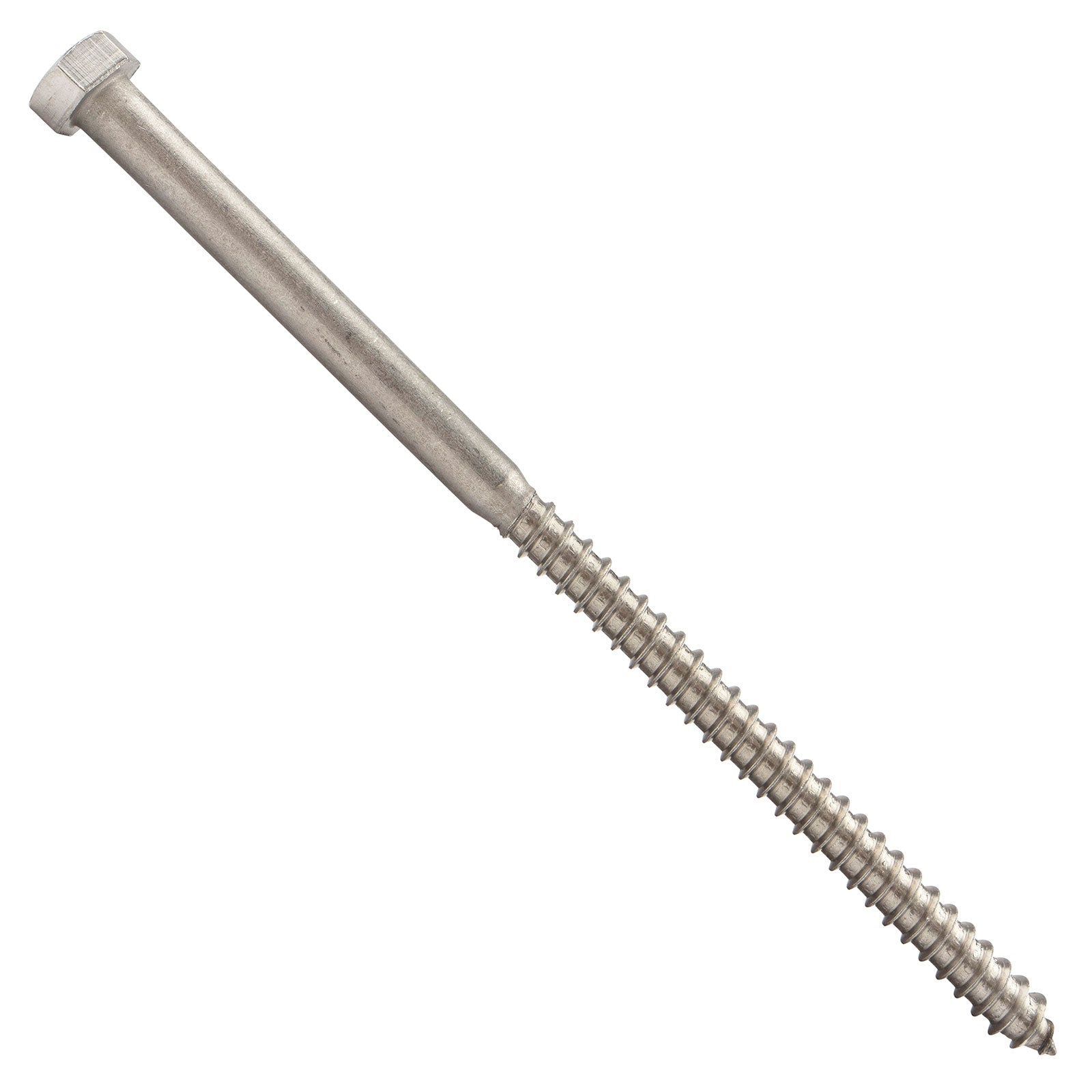 3/8"-7 x 7-1/2" Conquest Hex Head Lag Bolt for Wood - 304 Stainless Steel