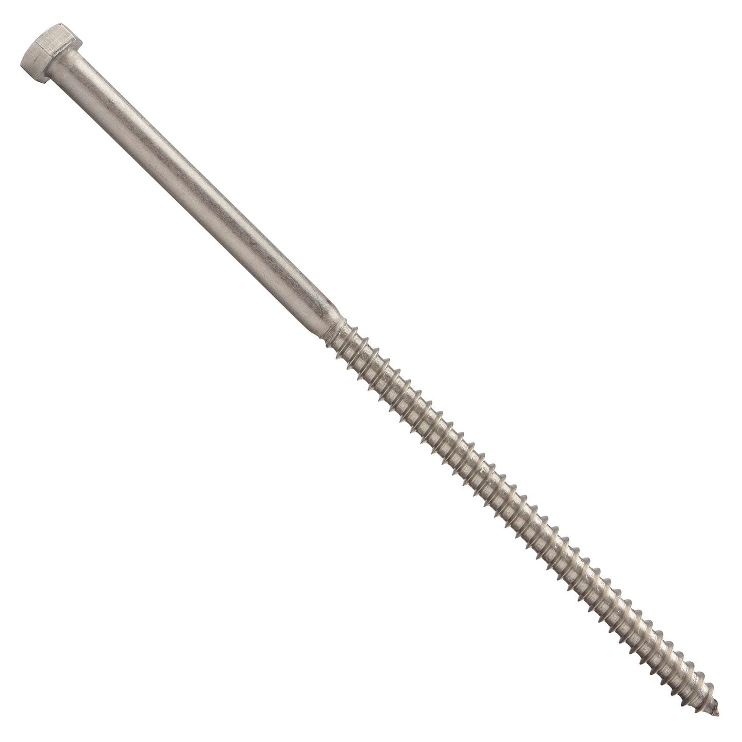 3/8"-7 x 9" Conquest Hex Head Lag Bolt for Wood - 304 Stainless Steel
