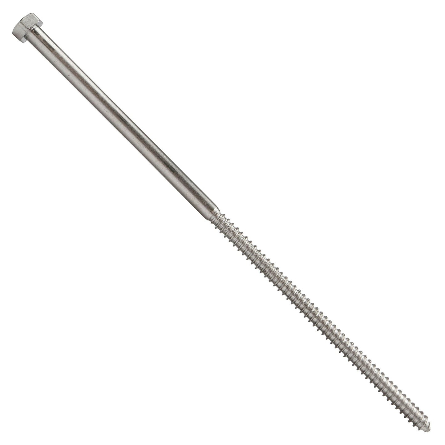 5/16"-9 x 10" Conquest Hex Head Lag Bolt for Wood - 304 Stainless Steel
