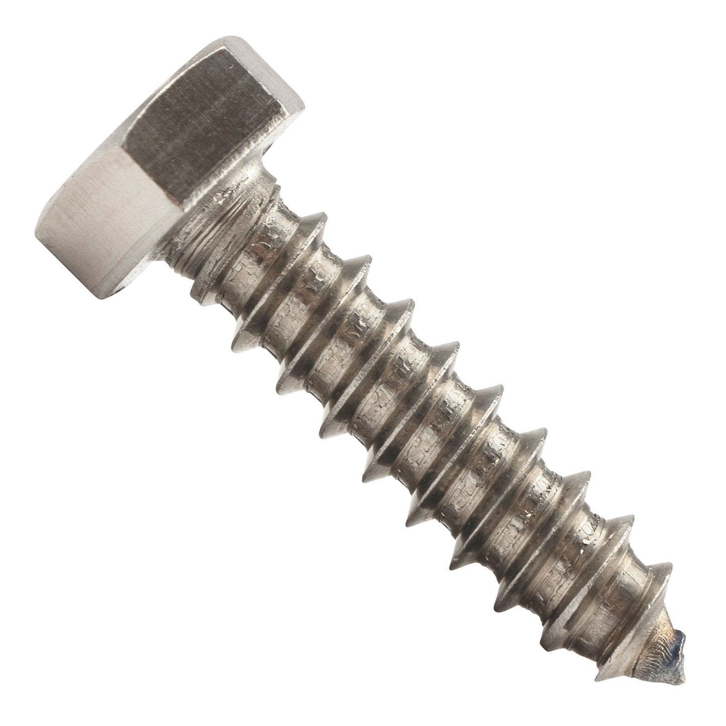 5/16"-9 x 1-1/4" Conquest Hex Head Lag Bolt for Wood - 304 Stainless Steel