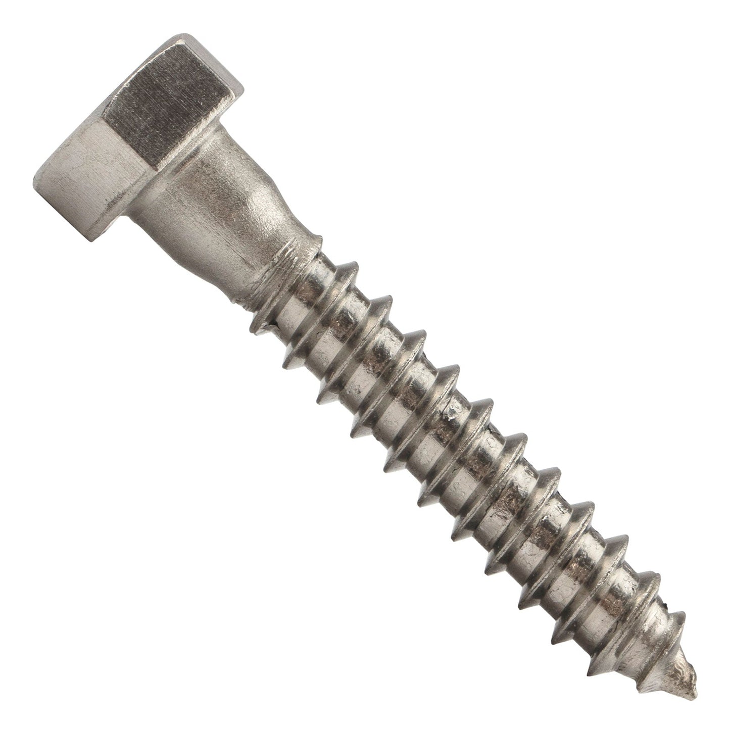 5/16"-9 x 1-3/4" Conquest Hex Head Lag Bolt for Wood - 304 Stainless Steel