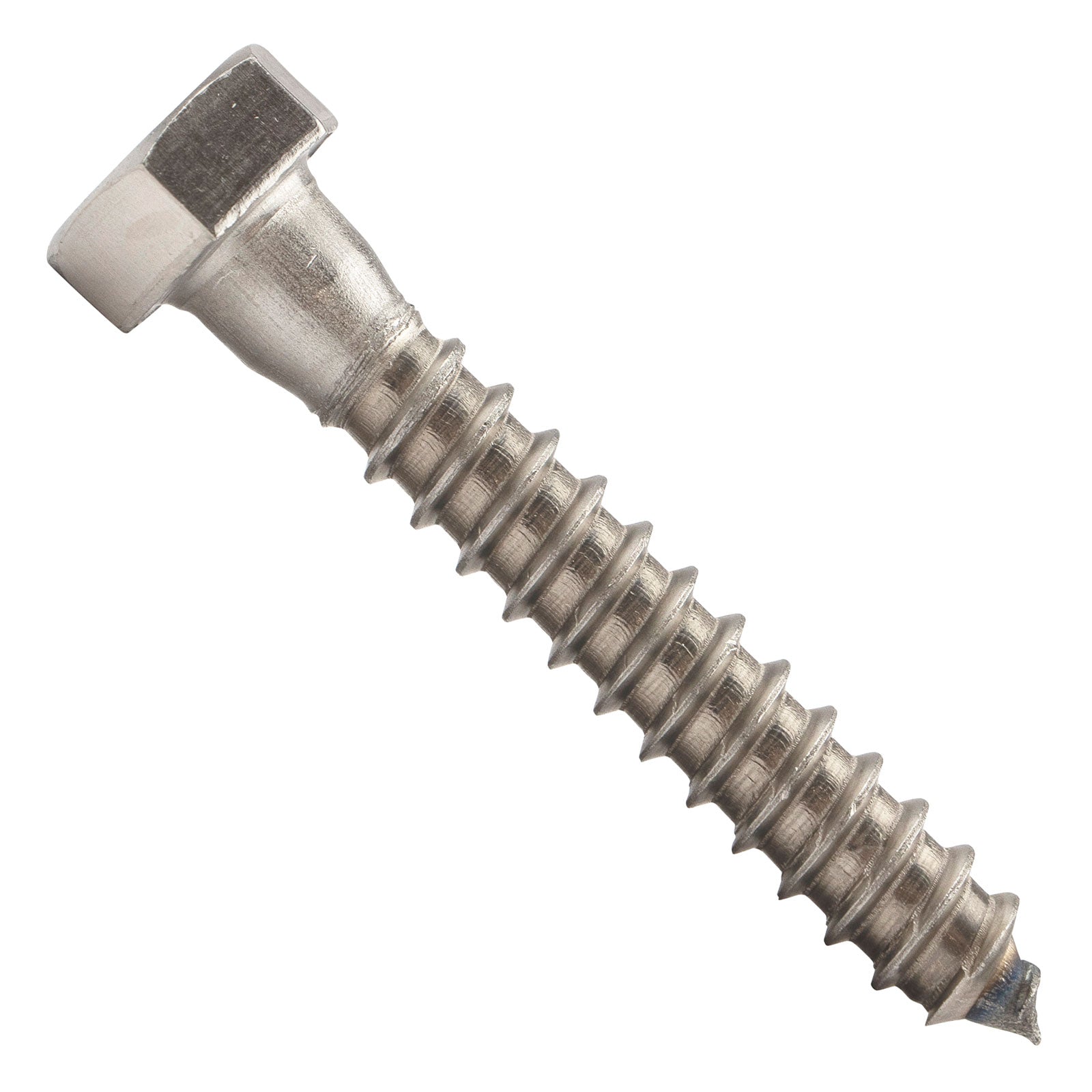 5/16"-9 x 2" Conquest Hex Head Lag Bolt for Wood - 304 Stainless Steel