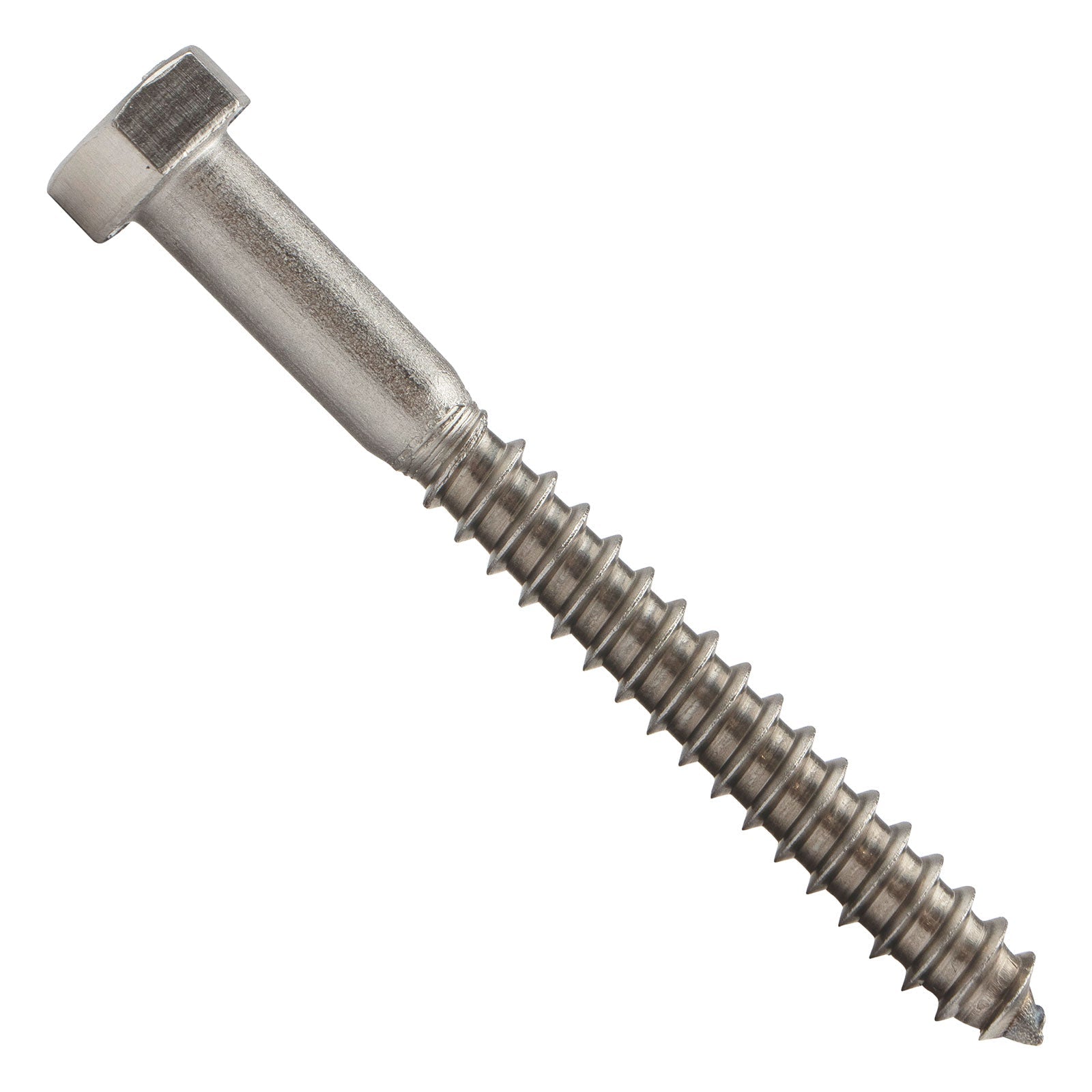 5/16"-9 x 3" Conquest Hex Head Lag Bolt for Wood - 304 Stainless Steel