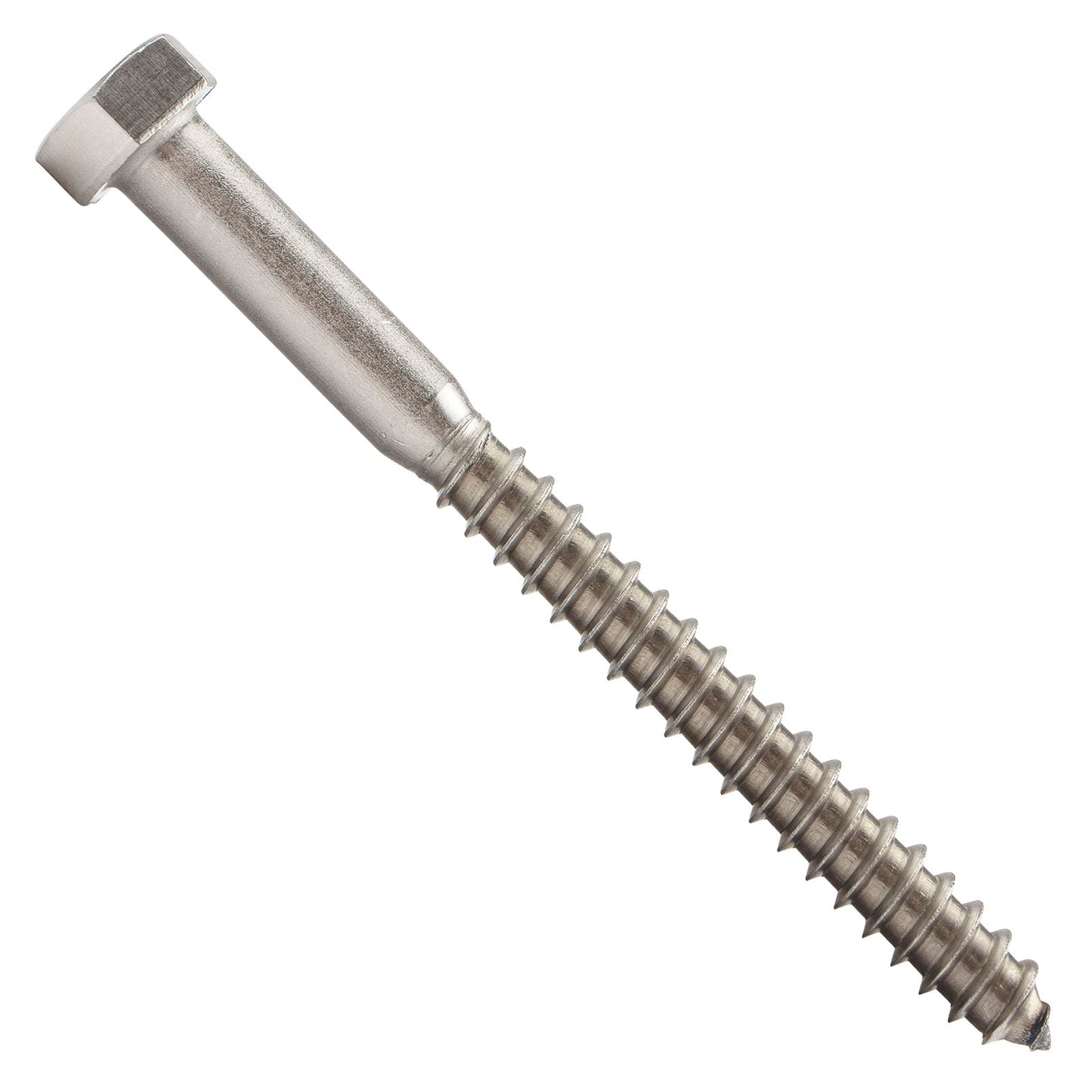 5/16"-9 x 3-1/2" Conquest Hex Head Lag Bolt for Wood - 304 Stainless Steel