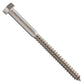 5/16"-9 x 4" Conquest Hex Head Lag Bolt for Wood - 304 Stainless Steel