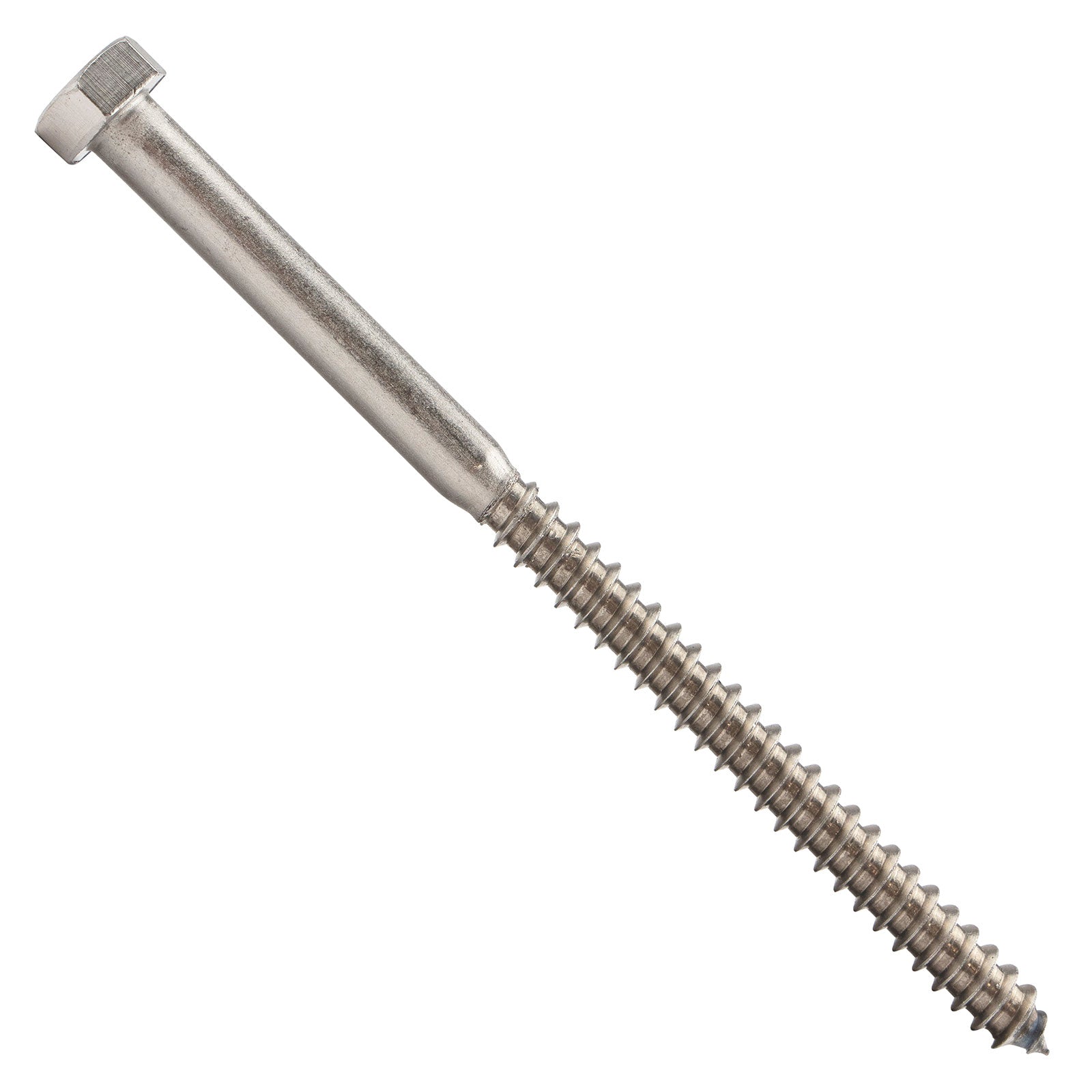 5/16"-9 x 5" Conquest Hex Head Lag Bolt for Wood - 304 Stainless Steel