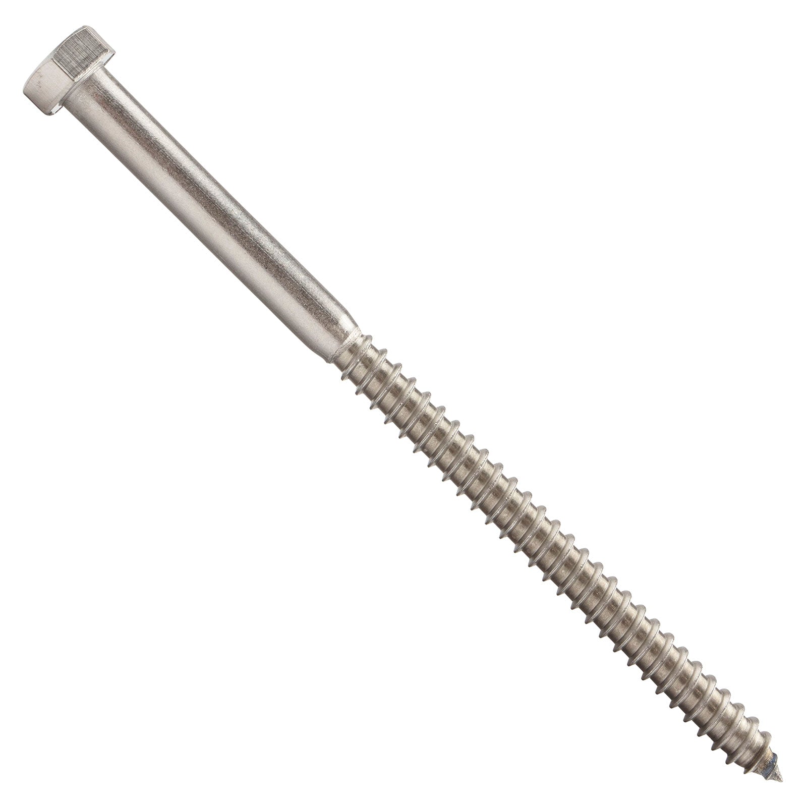 5/16"-9 x 5-1/2" Conquest Hex Head Lag Bolt for Wood - 304 Stainless Steel